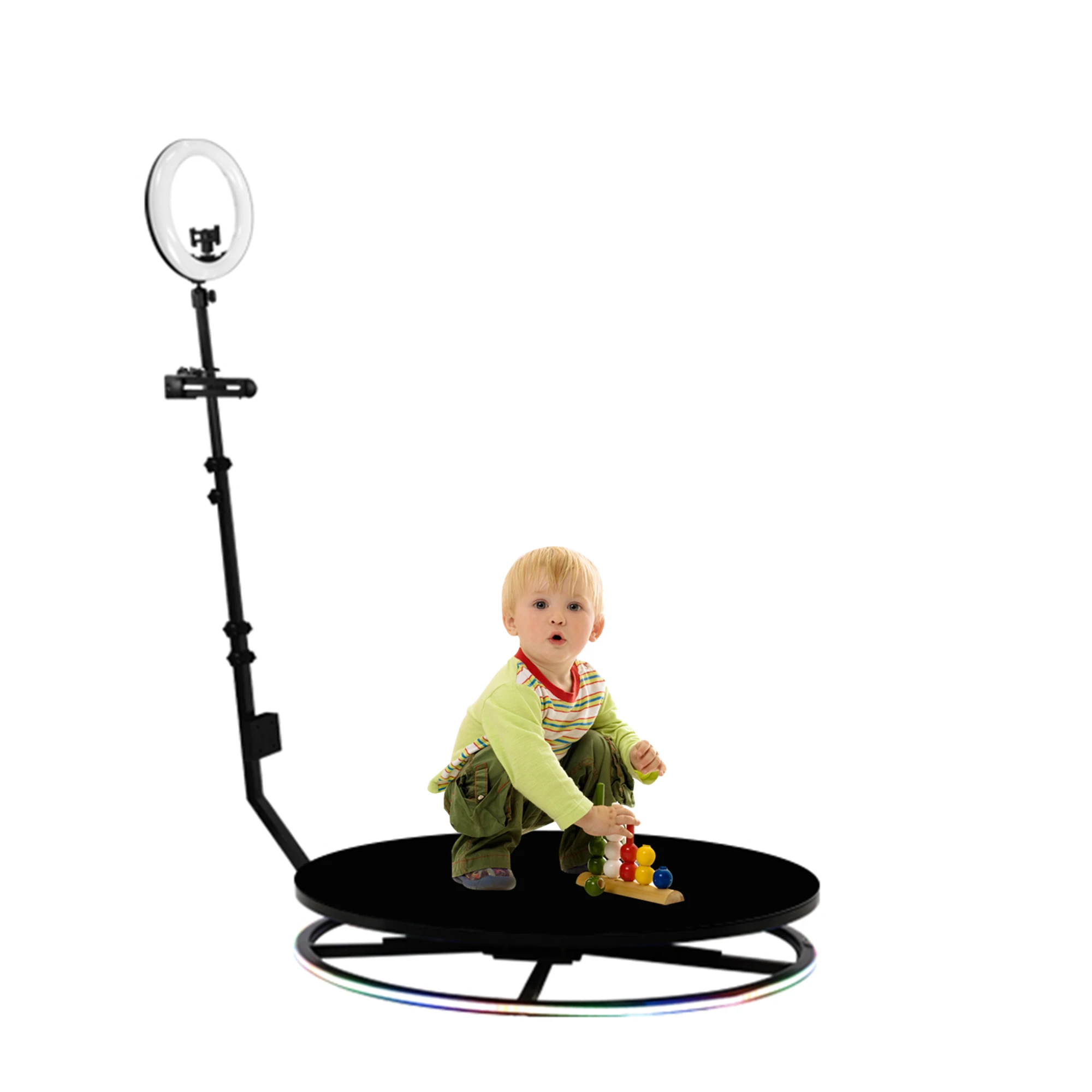 68cm 360 Rotating Camera Photo Booth Vending Machine 360 Video Booth Live Broadcast Platform