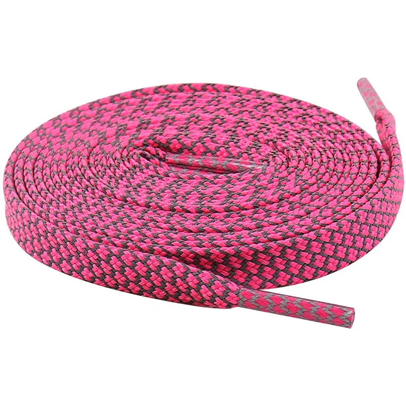 Yrunfeety Custom Shoelaces Flat 3M Reflective Shoe Laces Fancy Shoelaces Glow in the dark Shoe laces for Sneakers