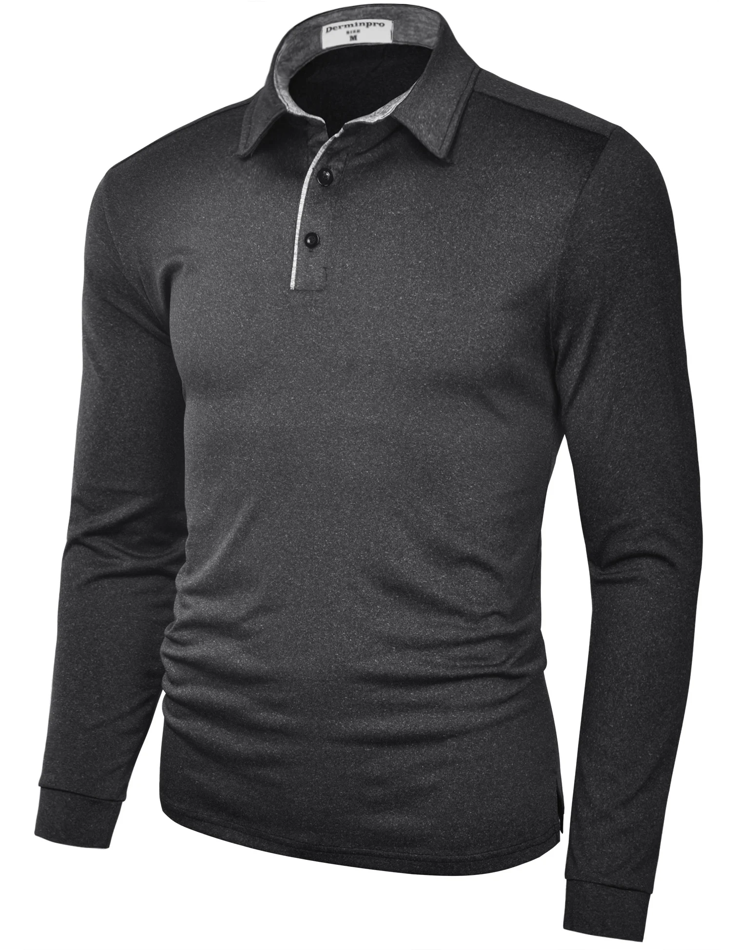 Wholesale clothing best seller OEM logo custom colors mens long sleeve polo t shirt