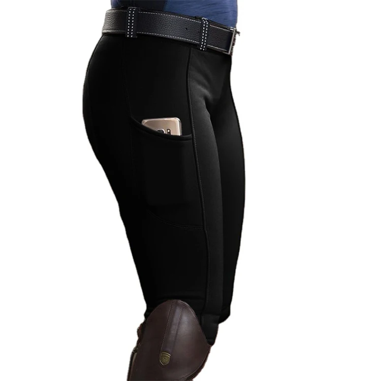 Customized Horse Full Seat Silicone High Wais Jodhpurs Breeches Riding Tights Leggings Ladies Equestrian