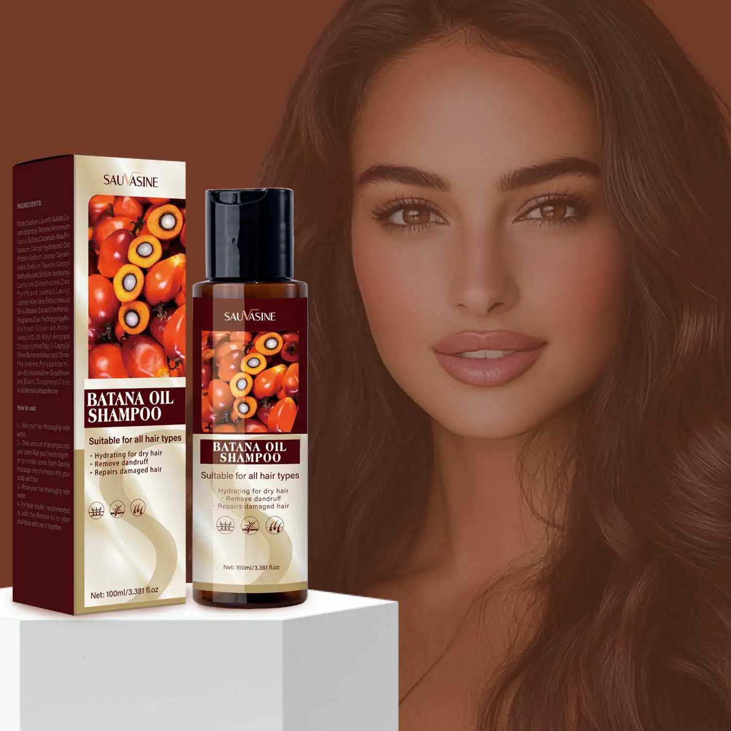 Customized 100% Batana Original Pulp Hair Care Shampoo Nourishes And Repairs Hair Batana Shampoo Batana Oil Shampoo