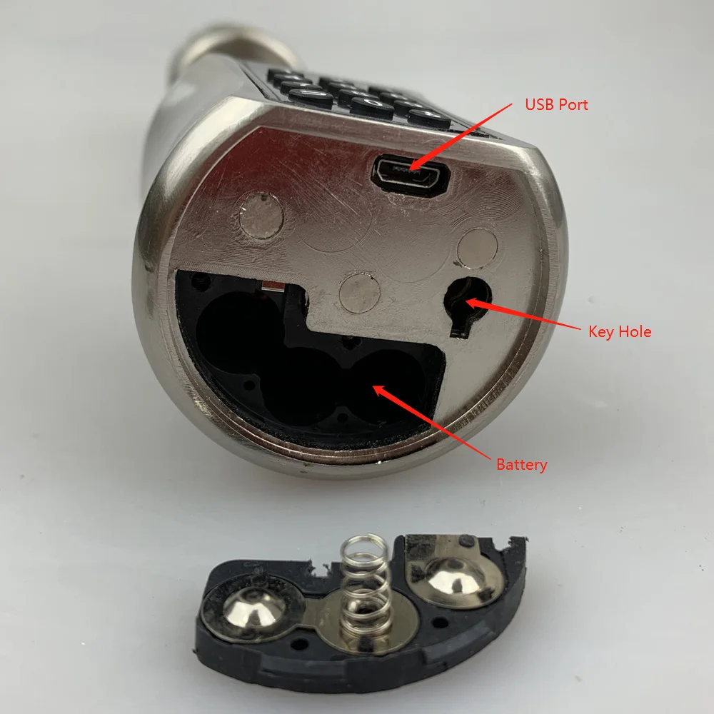 High Security Euro Standard Electronic BLE Smart Door Lock Cylinder Handle with TTlock App