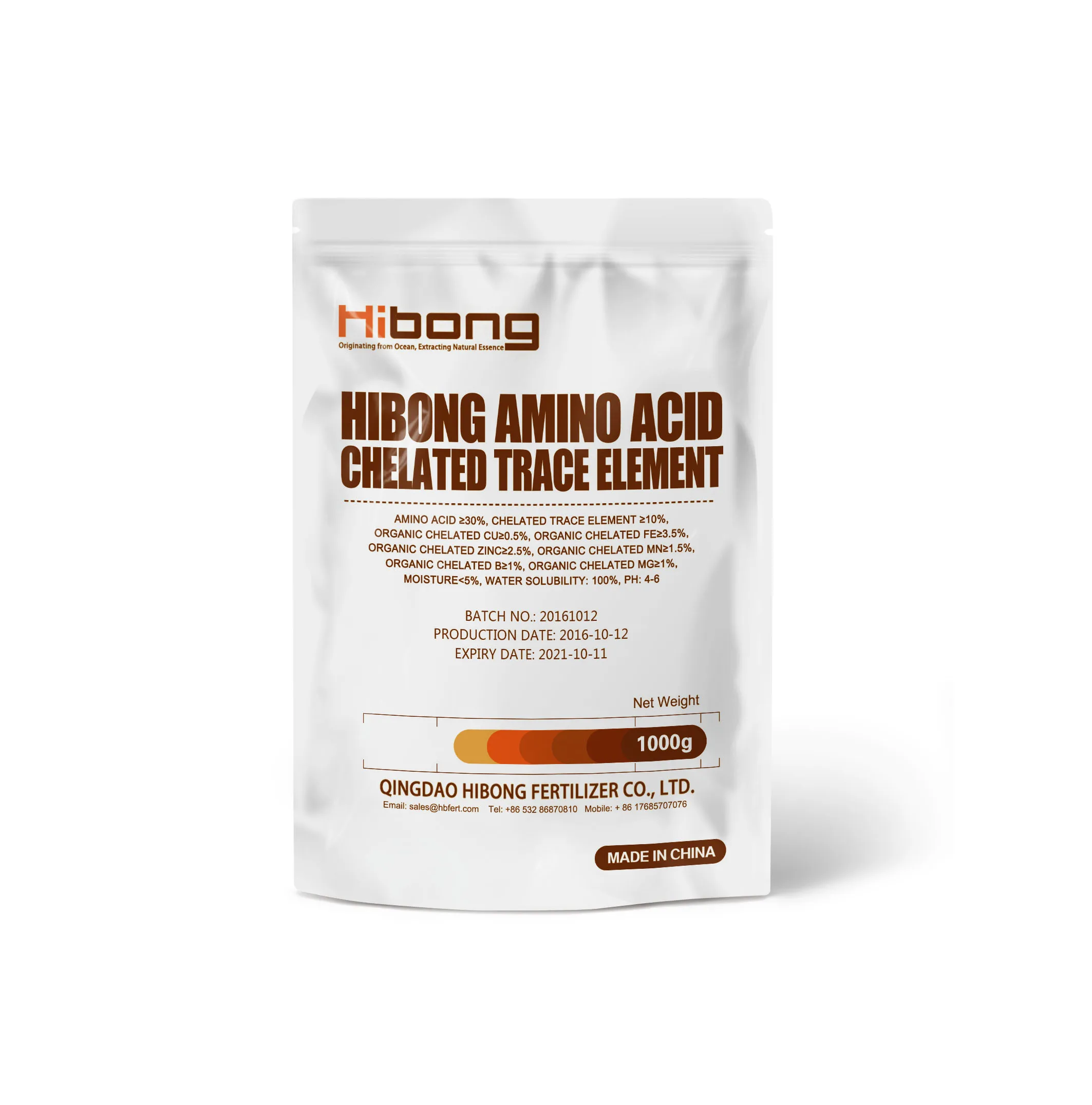 Микроэлементов хелатные аминокислоты органическое удобрение Chelated микроэлементов