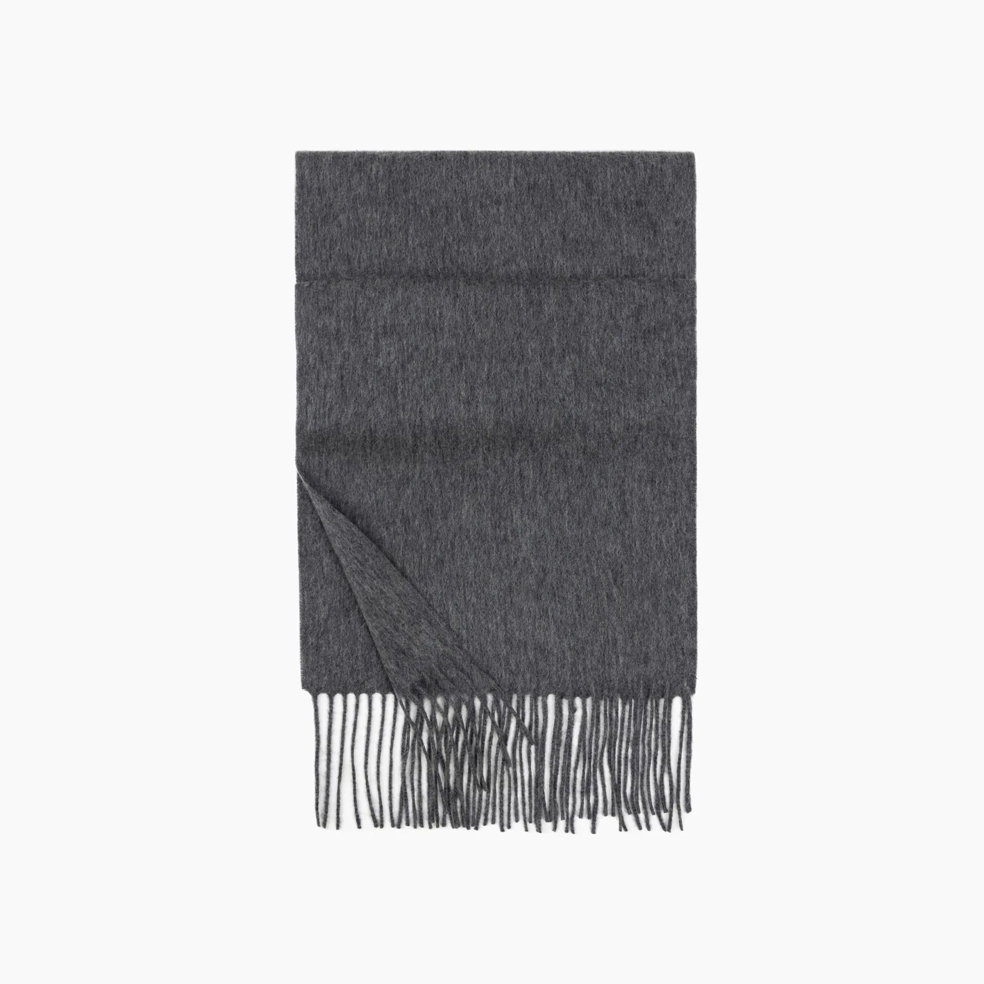 Pure Color 100% Wool Winter Scarf for Women High-Grade Fashion Simple Design Square and Handkerchief