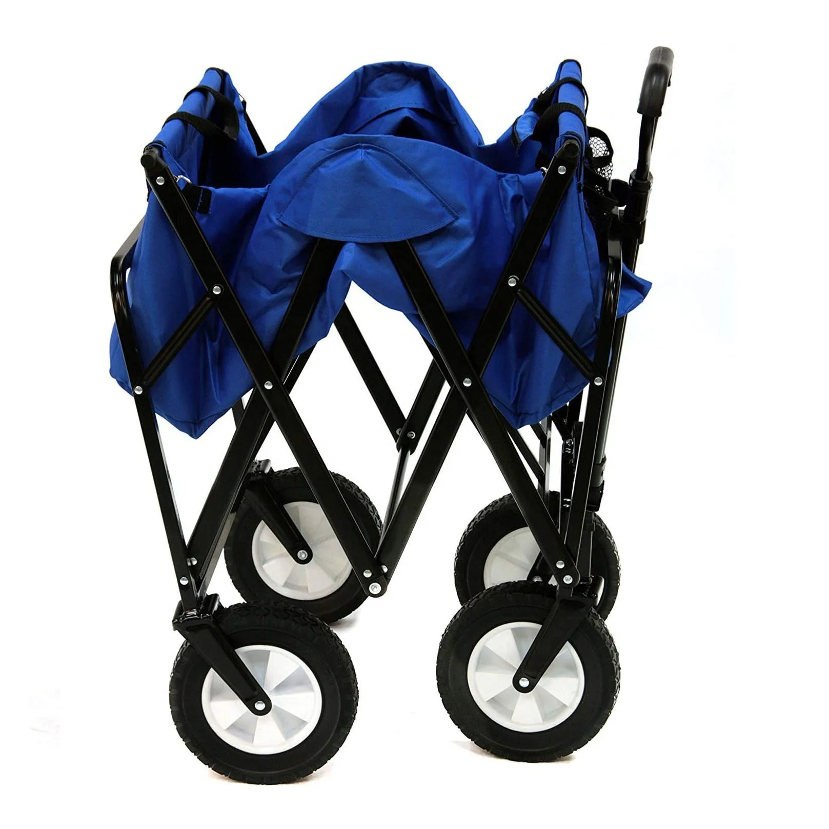 Custom Outdoor Foldable Collapsible Folding  Beach Picnic Camping Utility Cart Wagon