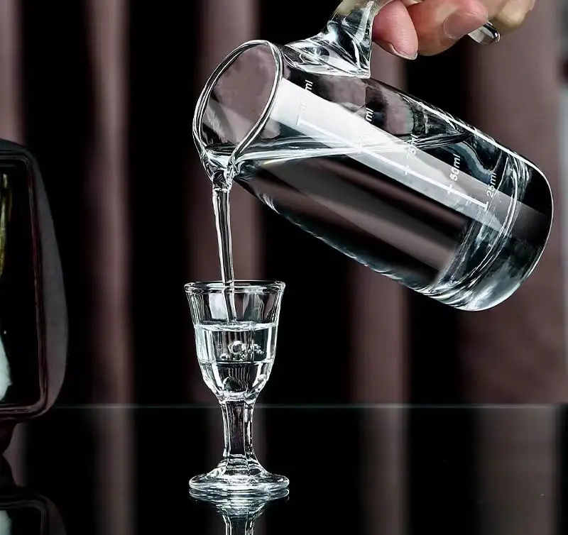 8ml 10ml Mini Stemware White Spirit Goblet Maotai Wine Glass Cup Tiny Shot Glass With Foot For Baijiu Soju Liquor Saki Sake B005