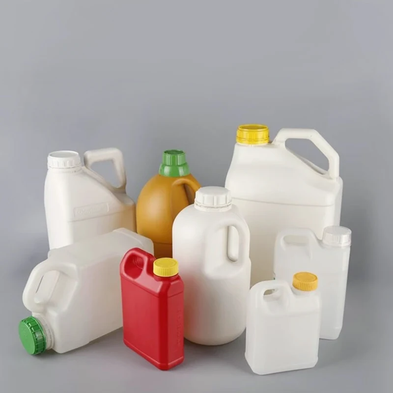 100Ml-25L The First Grade Multi-Specification White Hdpe Jerry Can Chemical Bottle With Screw Caps For Petroleum Oil Packaging