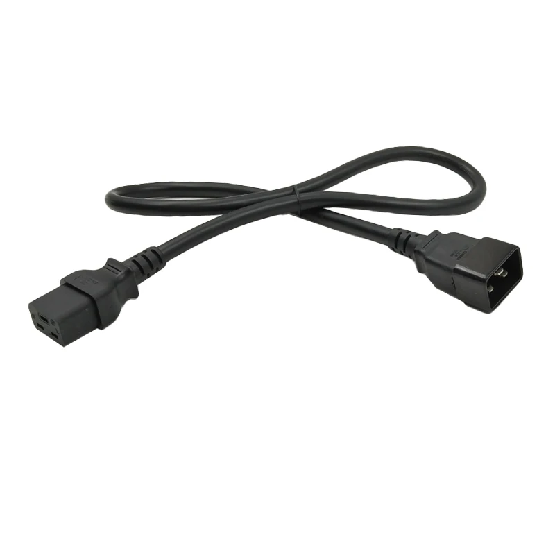 Heavy Duty C20 to C19 power extension cord for PDU