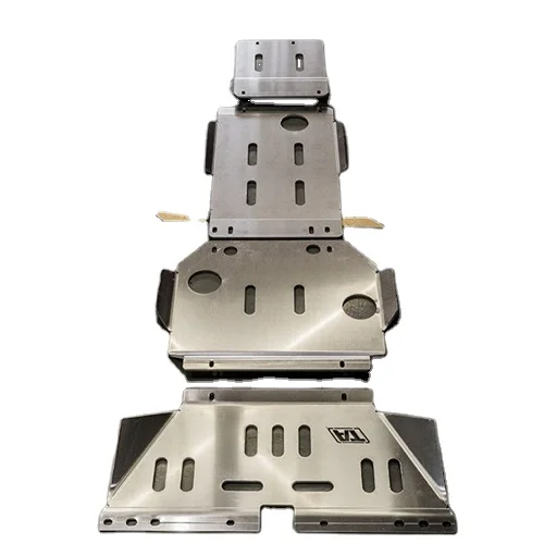 Aluminum-magnesium Alloy 8mm thick anti-skid plate bottom fender of Nissan Tule Y62 engine