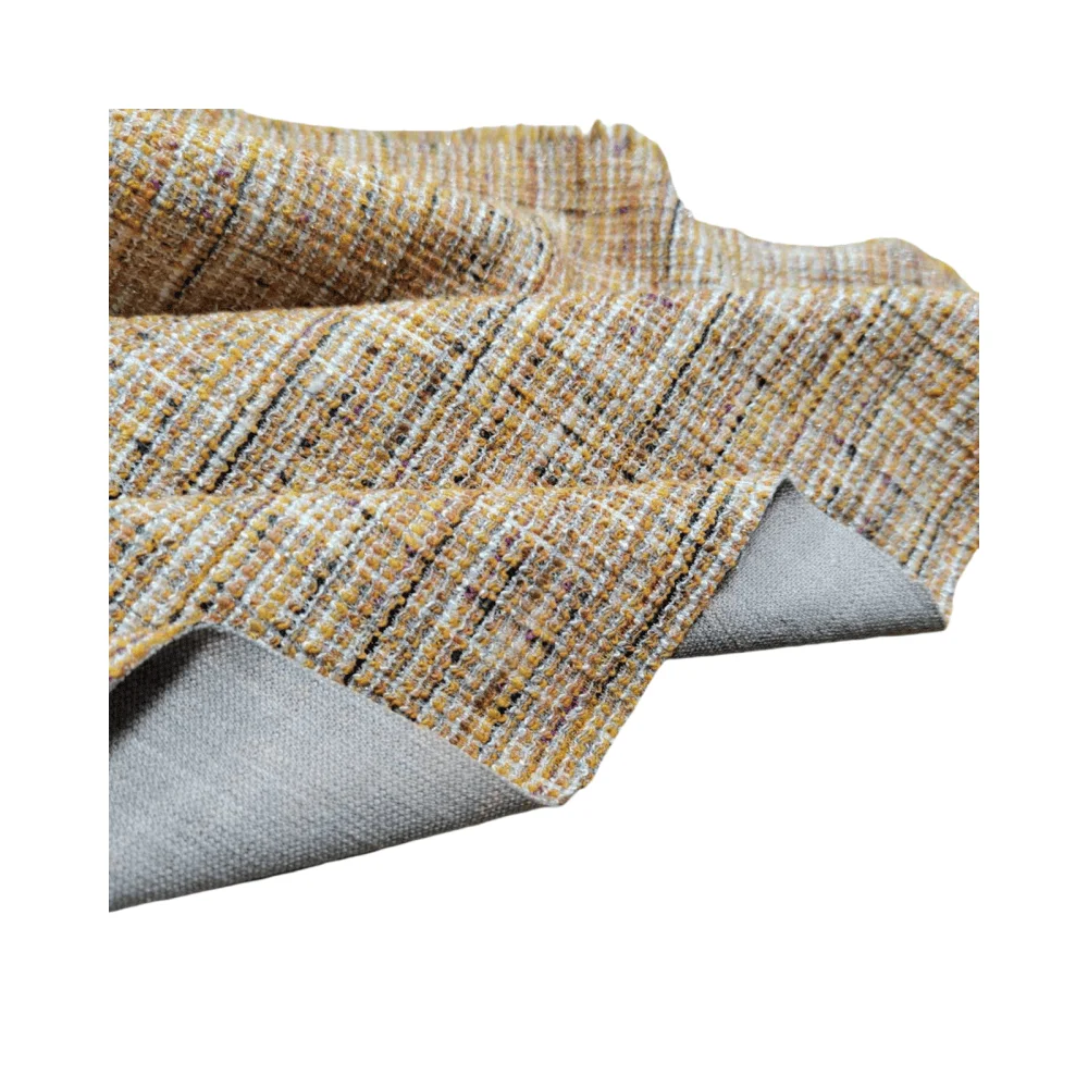 Wool polyester  fabrics wool blended fabrics plaid style  single-faced  high quality fashionable  for  women boys girl coats