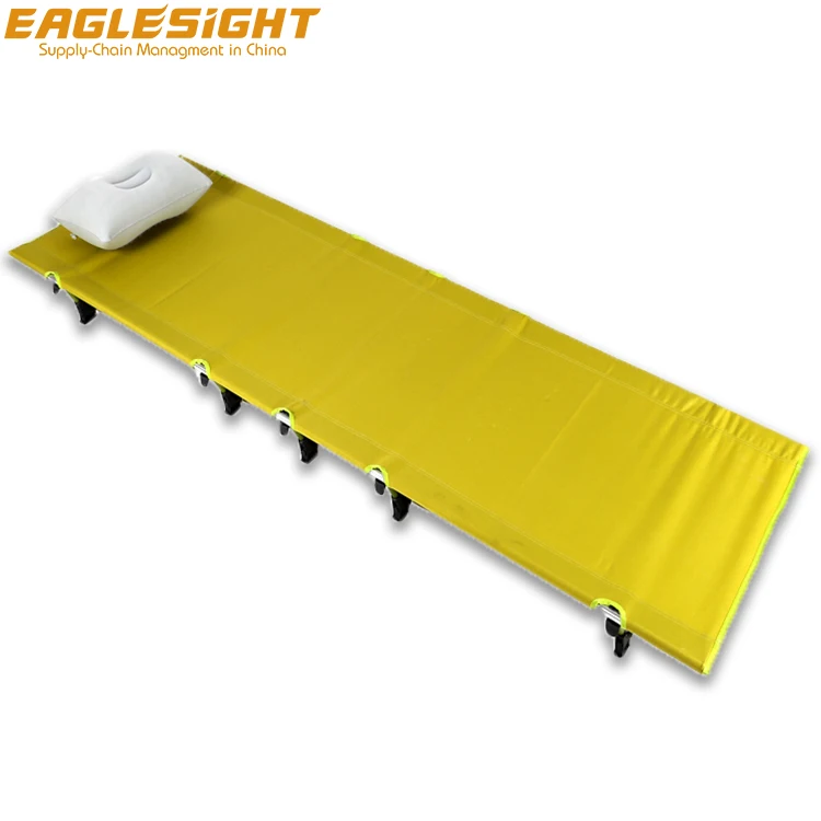 Folding Camping Cot Bed Supports 200 kg Heavy Duty Portable Sleeping Cot for Outdoor and Indoor, Travel Cot Bed with Storage Bag