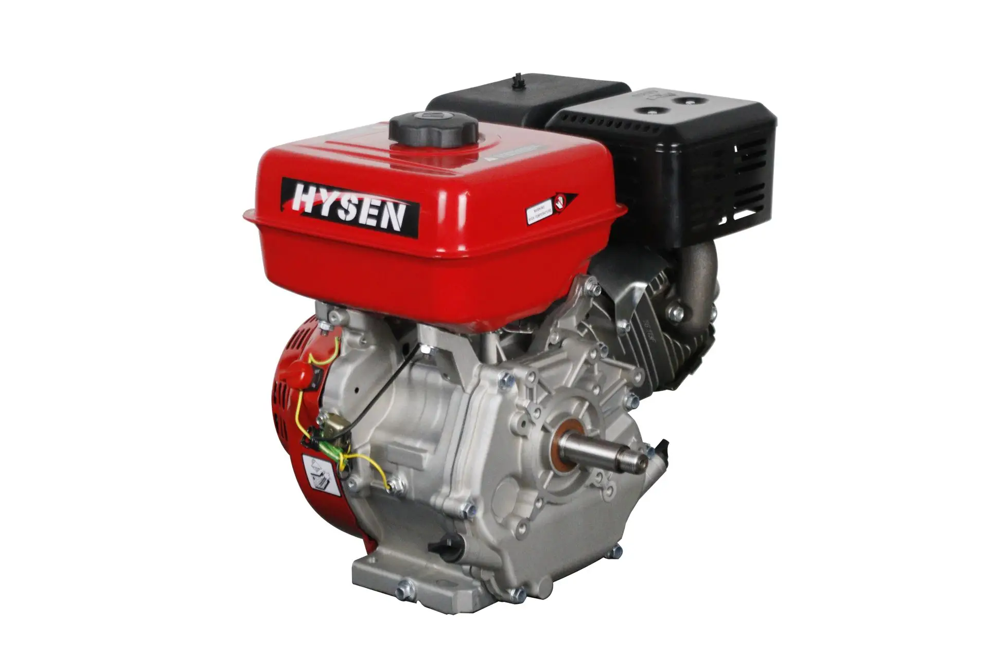 The 177F air-cooled four-stroke single cylinder gasoline engine has 9 horsepower