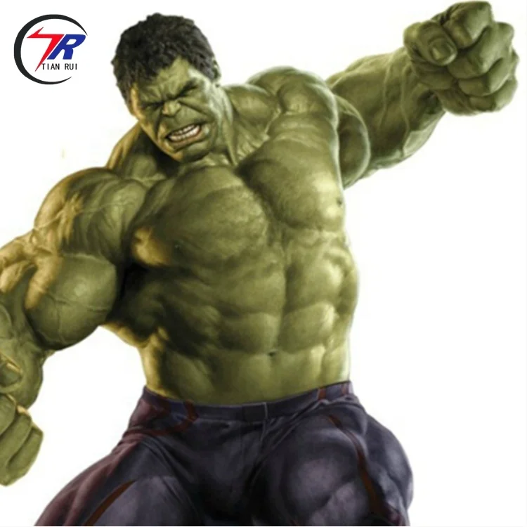 Best quality 3D printer resin Marvel The Angry Hulk resin statues  for sale