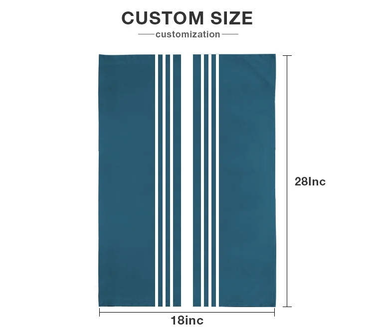 100% Cotton custom design custom Logo cotton tea towel