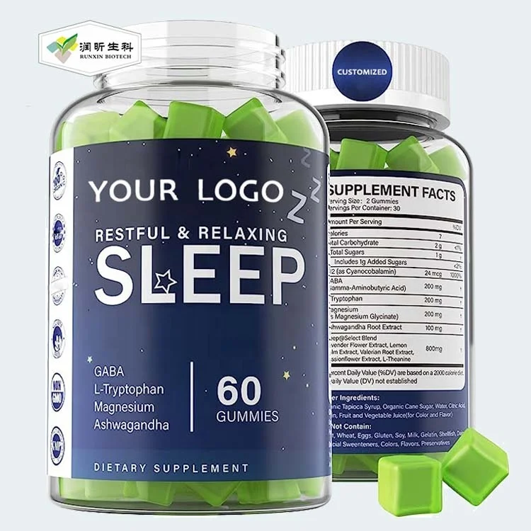 5-HTP Chamomile Extract L-Theanine gummy magnesium glycinate melatonin gummies for sleep