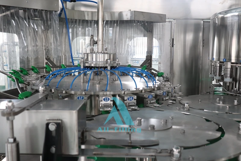 Small low price carbonated soft drink/juice tea/water PET bottle filling machine