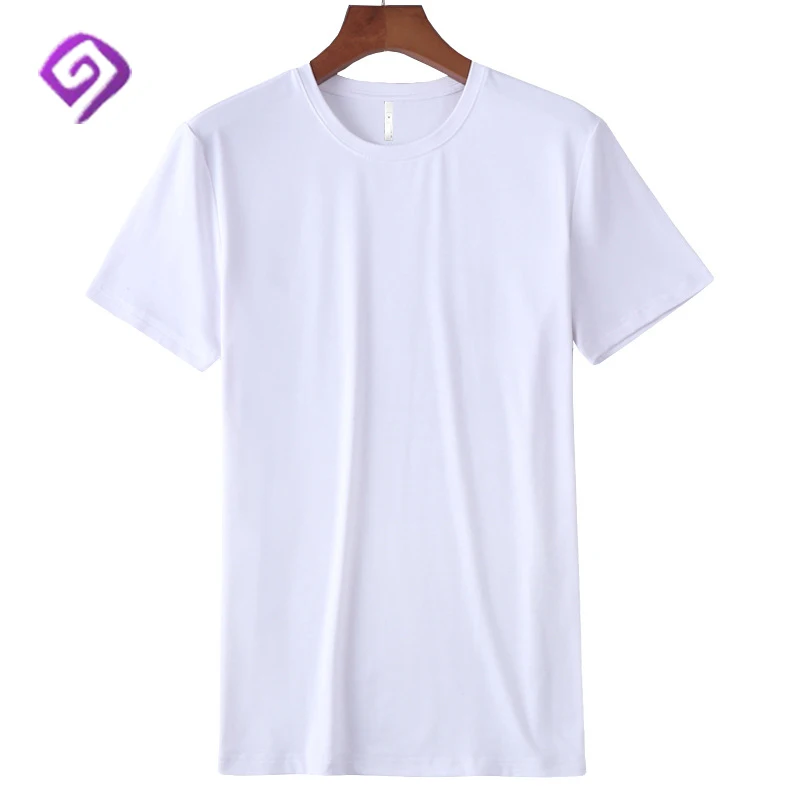 Mens Plain T Shirt Wholesale Custom T Shirt Printing Clothing Mens White T-Shirt 100% Cotton Tshirts