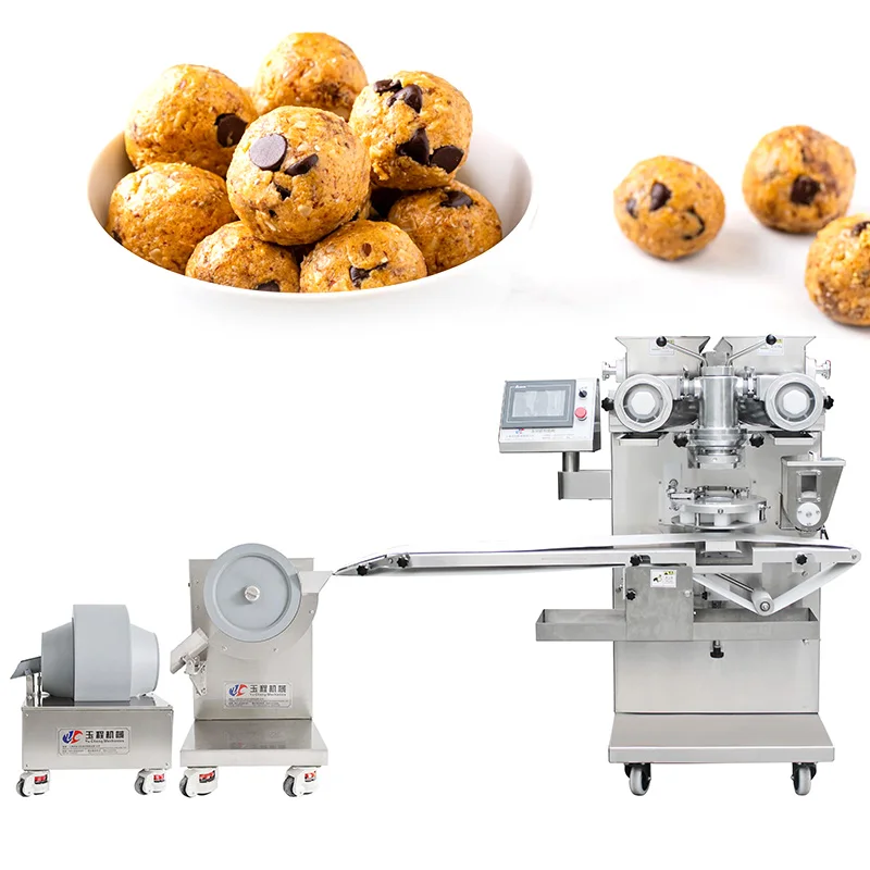 Automatic Date Energy Protein Ball Rounding Encrusting Machine For Food Factory production line