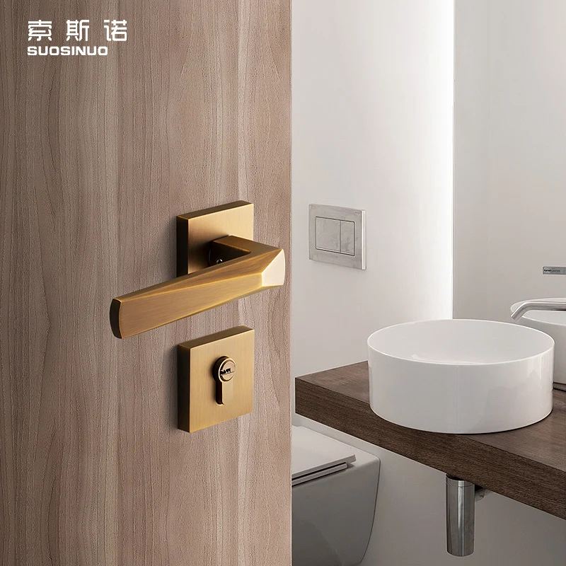 Interior Door Lock High Quality Furniture Decoration Door Lock And Handles New Designed Unique Design Door Lock