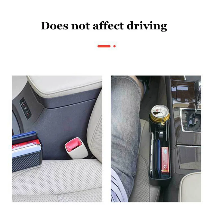 Universal Car Interior Seat Side Storage Box Gap Filler Organizer With Cup