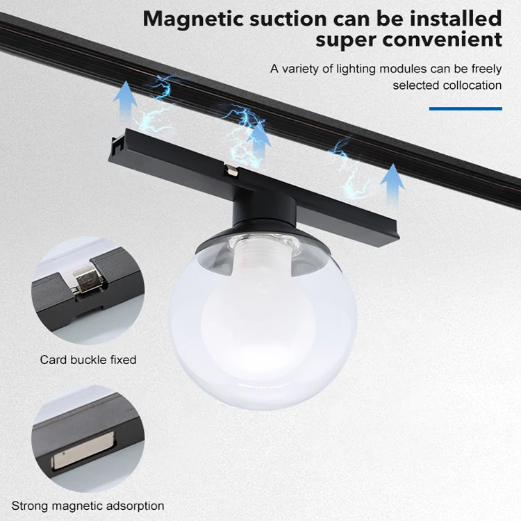 Low Voltage Office Hotel Recessed Magnetic Rail  3 Years Warranty 12W Linear Led Track Light