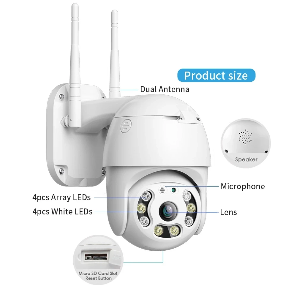 Наружная камера беспроводная система IP-камера 2 4G HD безопасность