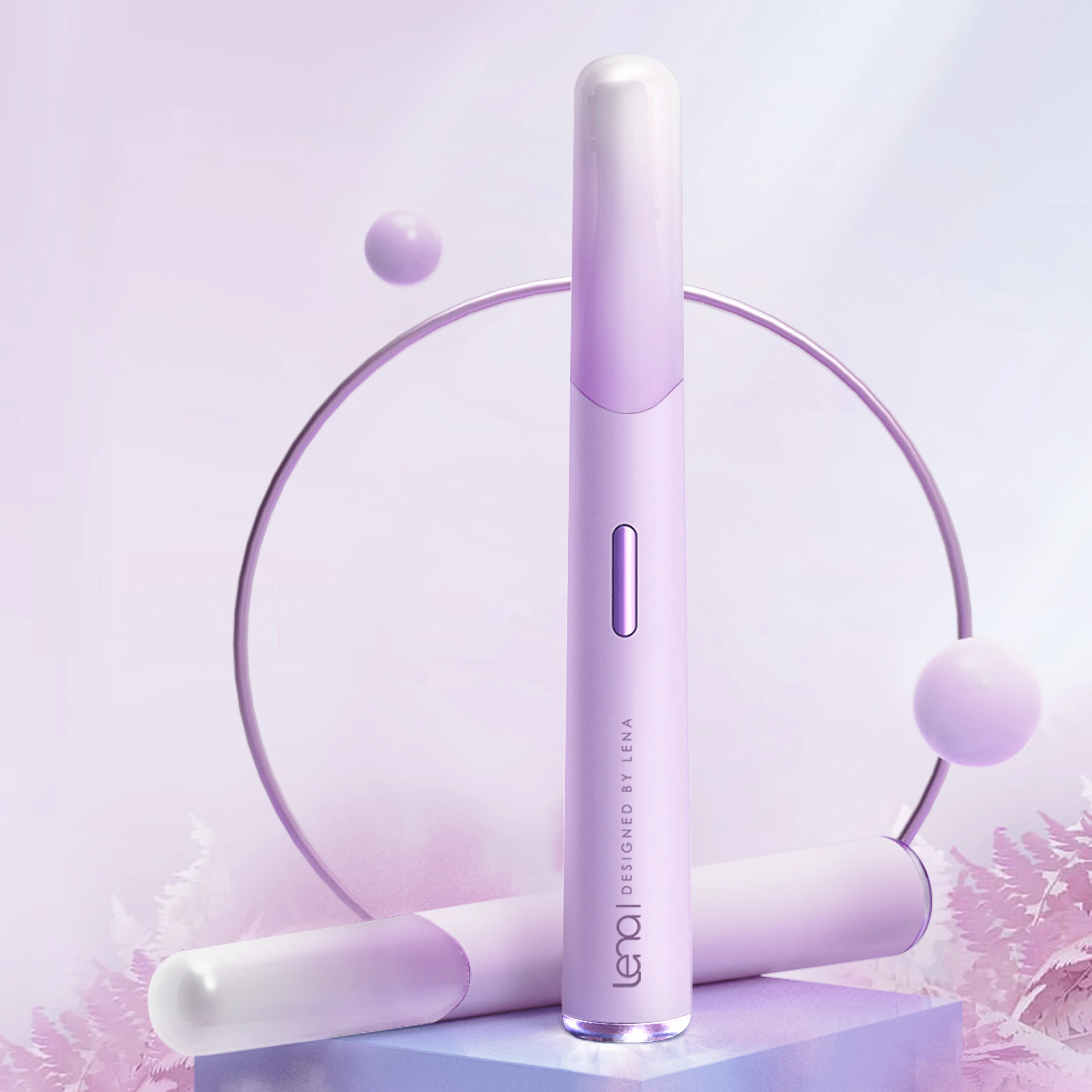 Lena High-end USB IPX4 Painless Waterproof Rechargeable Portable Electric Facial Eyebrow Trimmer for Women