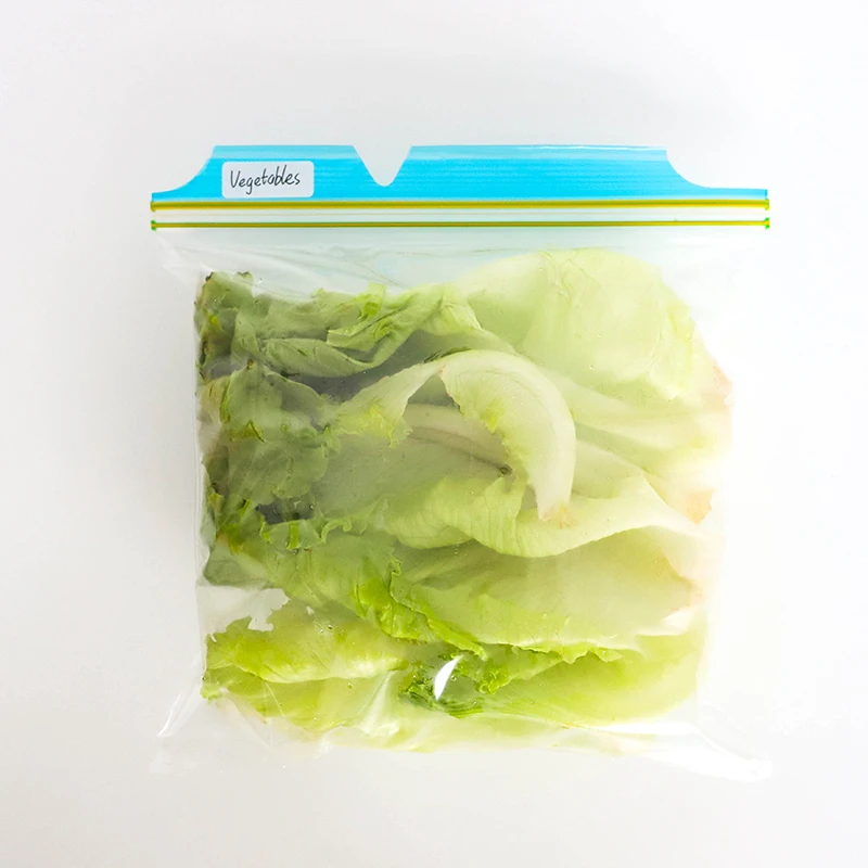 New technology sachets de congelation LD high tab lipzip double seal zip freezer food bags for easy opening