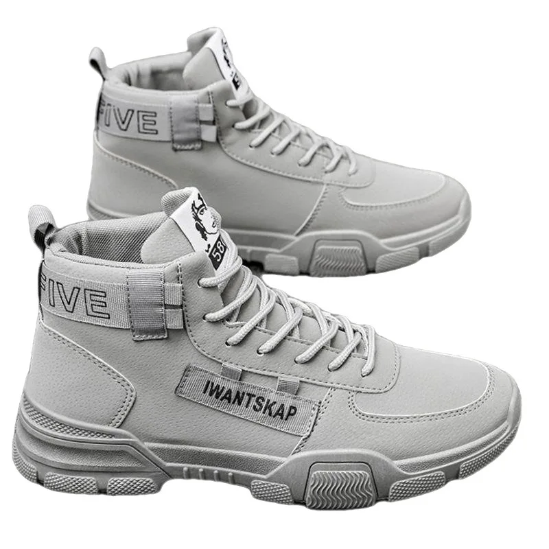 2024 New Fashion Simple Factory Outlet Outdoor new autumn men shoes labor breathable casual sneakers trendy tooling boots