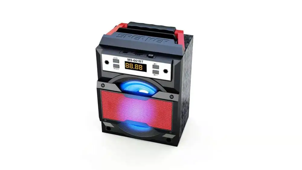 MS-661BT 2020 audio wholesale MINI wireless TF / USB / AUX portable blutooth speaker