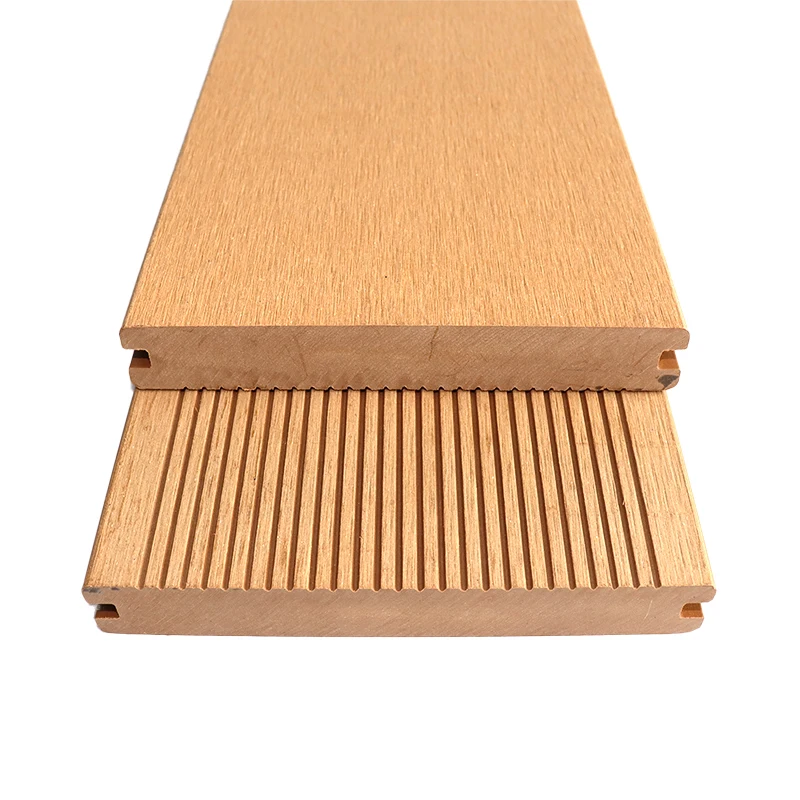 Engineered Flooring outside garden balcony wood grain composite boards wood plastic terrace deck solid wpc flooring interlocking