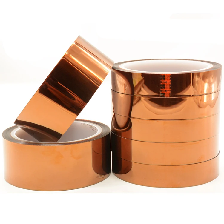 Die-cutting High Temperature Electrically Insulating Polyimide Film Tape 5413 Amber PI Tape for PCB Boards