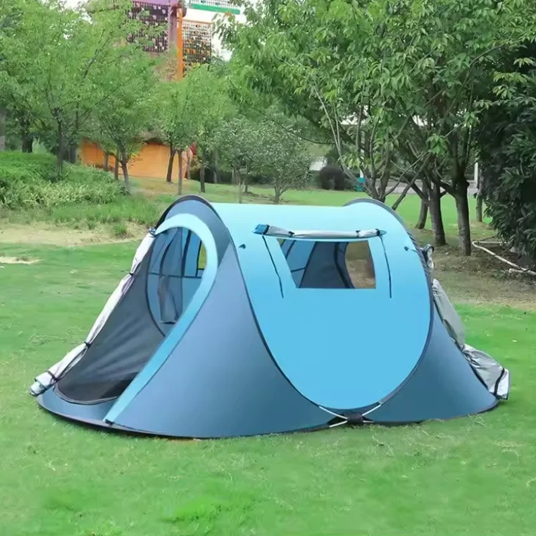 2023 New Design In Stock Hiking Tent Sports Rainproof Automatic Tent Outdoor Camping Tent