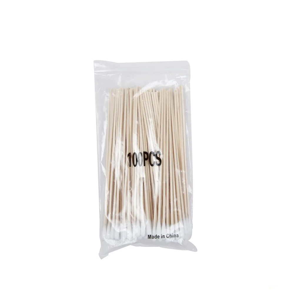 Great Quality Cotton Buds Packaging Bamboo Disposable Ear Cotton Swabs 12 Pack 50 Pcs 100 Pcs 200 Pcs  Lip Stain Eco-friendly