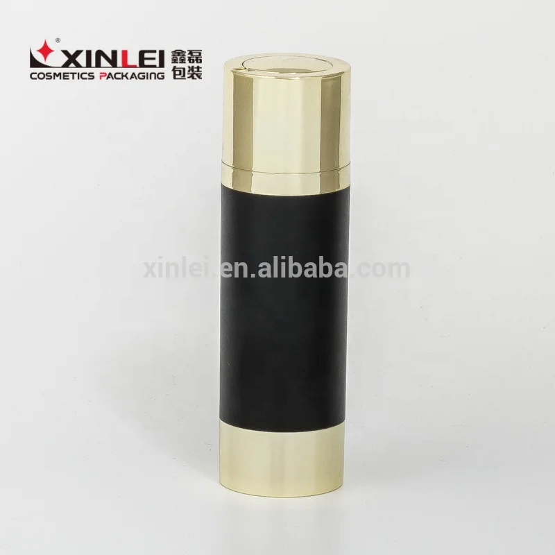 
Ningbo export black and gold empty for roll on bottle empty bottles for cosmetics 