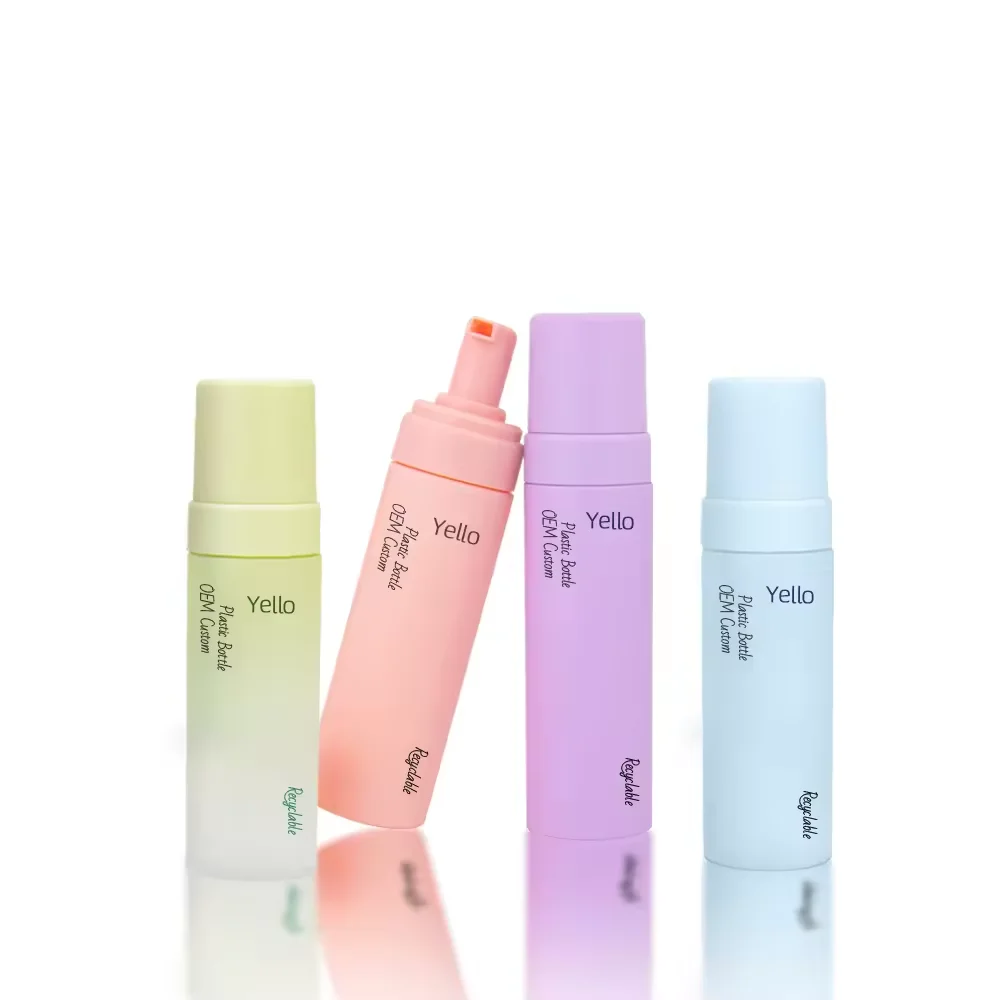 Factory Price Pet Plastic 100Ml 120Ml 150Ml 200Ml Cosmetic Packaging Foaming Hand Soap Bottles With Pump