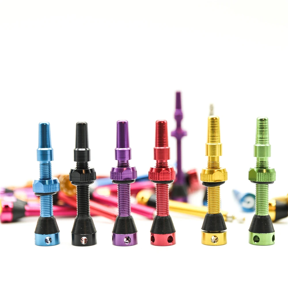 Hot sale Pink Mountain Biking Presta Valve 36mm 40mm 44mm 50mm  60mm 70mm  tubeless valve