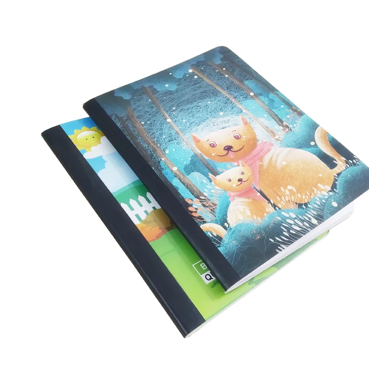 Блокноты с индивидуальным принтом для старшей школы, составная книга с линейками, Cuaderno Escolar 100 Hojas