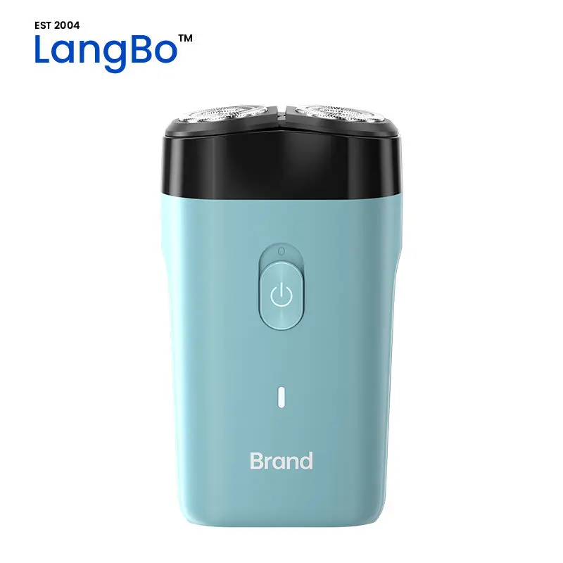 2024 Mini IPX6 Travel Shaver Portable Twin Magnetic Cutter Blade USB Powered Safety Feature Custom Logo for Men