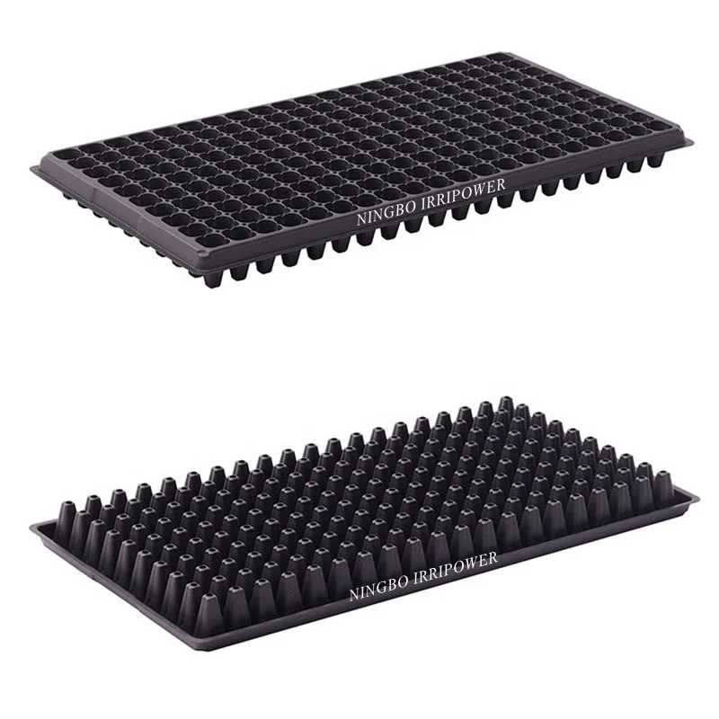 200 Cell Plastic Seedling Planting Tray Greenhouse Nursery Seed Germination Starter Tray