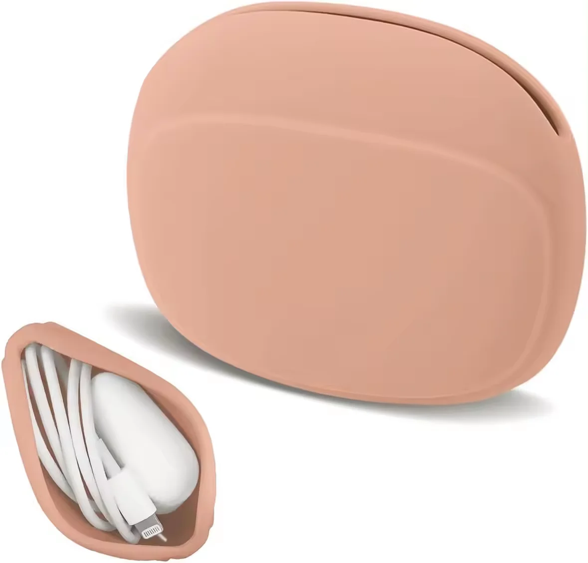 Hot Selling Portable Silicone Storage Box Key USB Drive Sports Bluetooth Earphone Data Wire Storage Bag