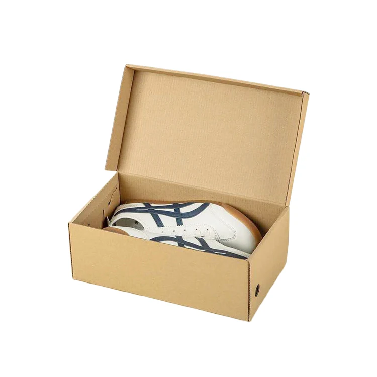 Custom Biodegradable Paper Pulp Boxes Folding Shoe Box Packaging with Custom Logo for Clothes and Shoes