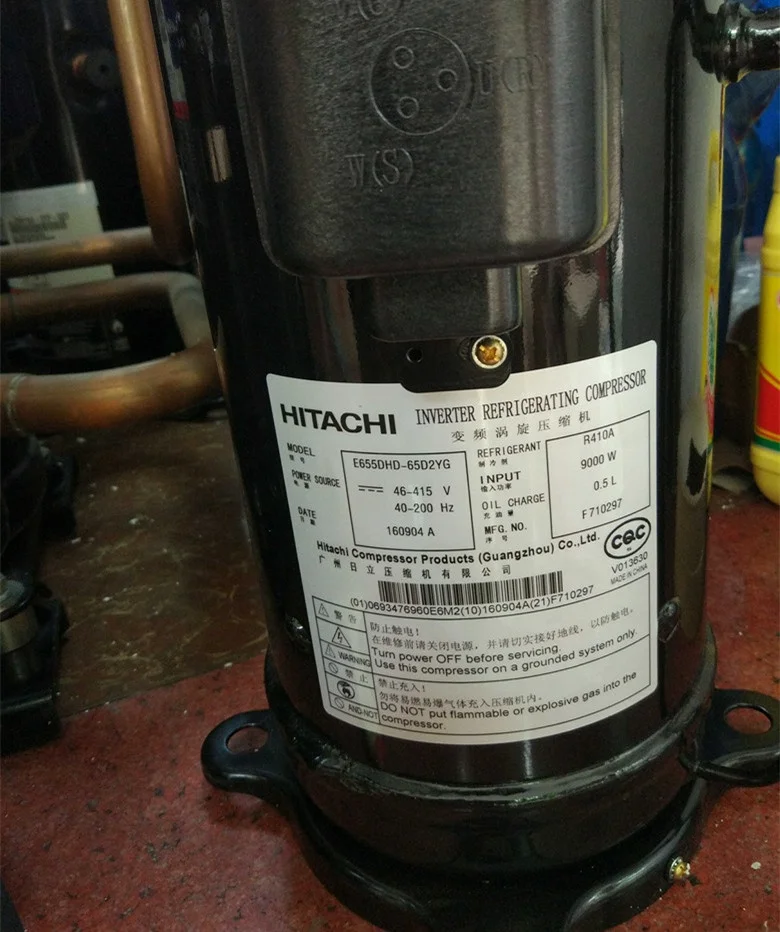 R410a инверторный Кондиционер Холодильный компрессор E655DHD-65D2YG для морозильной