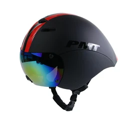 PMT factory direct triathlon helmet lightweight magnetic suction goggles integrated molding process bicycle helmet