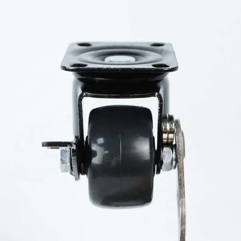 WBD 1.5-3IN heavy duty low profile nylon wheels low profile swivel business machine caster