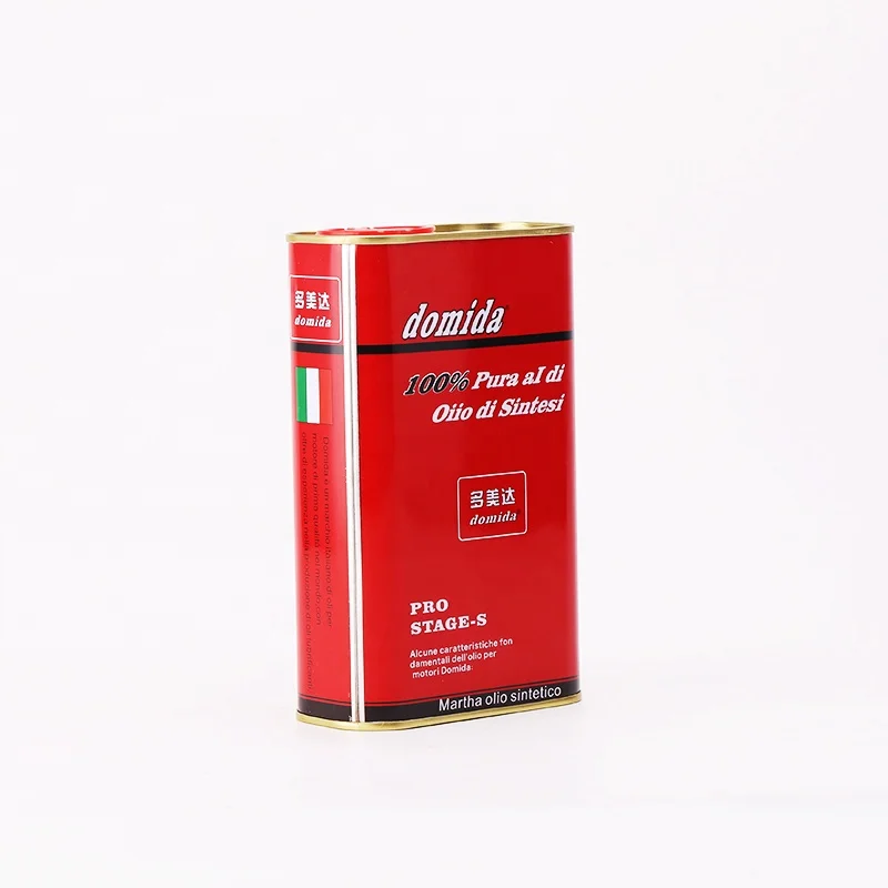 Индивидуальный объем размер 1 л пустая жестяная упаковка квадратная металлическая банка для синтетического моторного масла