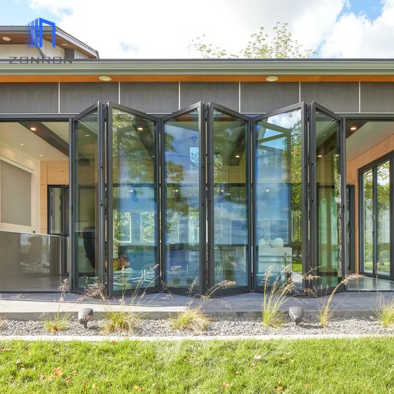 ZONRON simply beautiful shop window custom factory hot sell Folding anodized accessories multi folding open