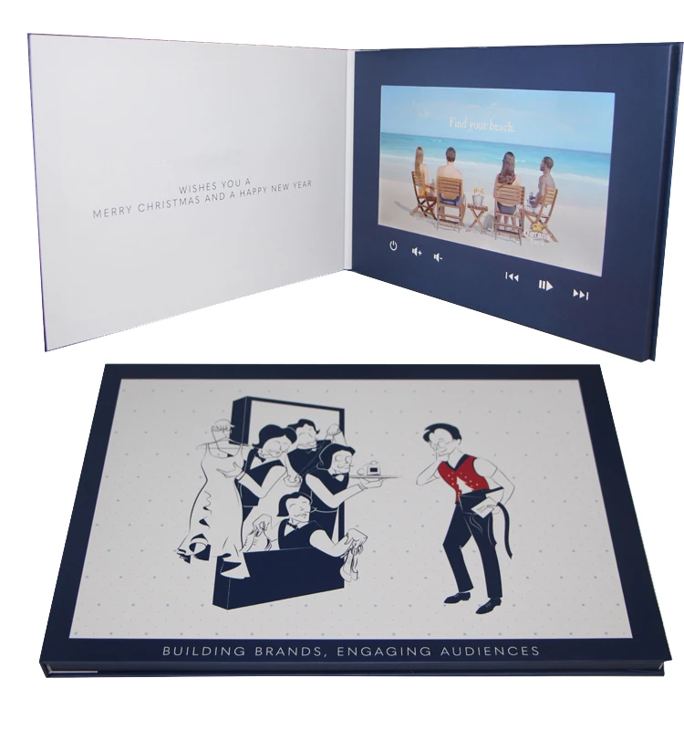 
wholesale wedding advertising card chinese homemade video card 