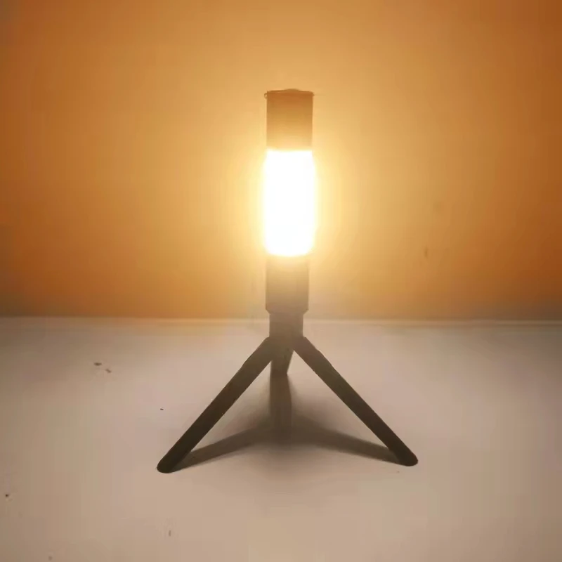 factory wholesale camping supplies Stretchable led Sticker outdoor Torch camping light portable with Triangle bracket