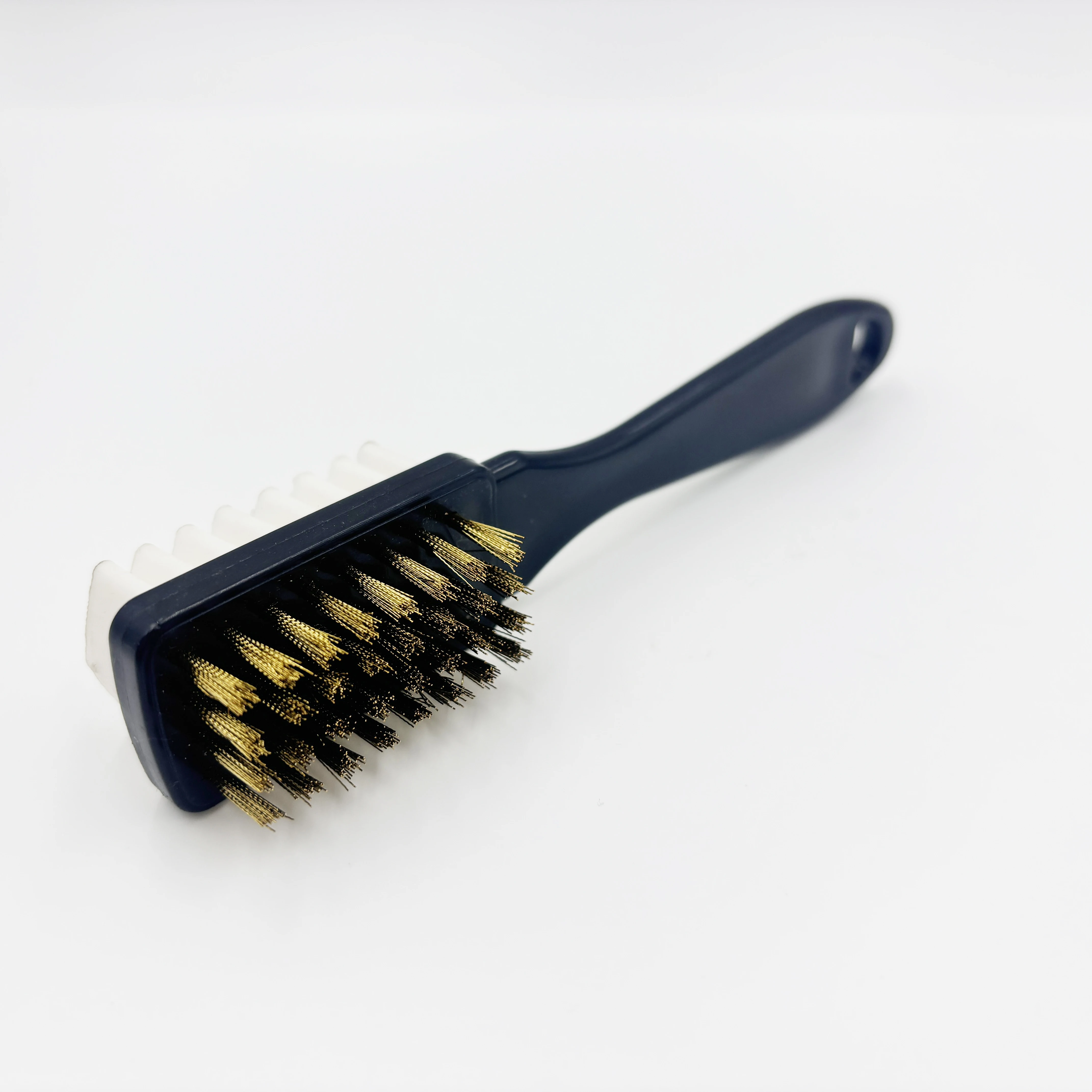 Factory Wholesale Custom Logo Double Sided Copper Wire Boot Suede Shoe Cleaning Brush